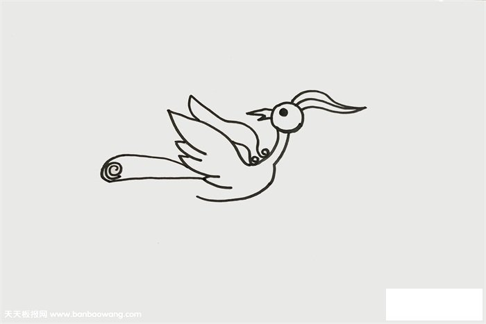凤凰怎么画简单又漂亮