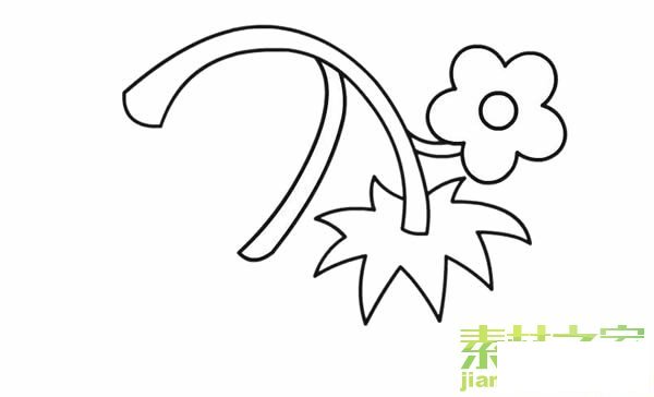 草莓简笔画图片