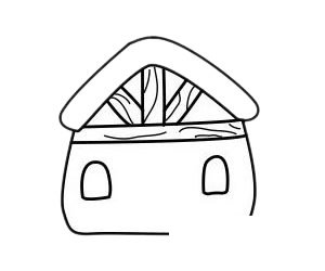 木屋简笔画图片