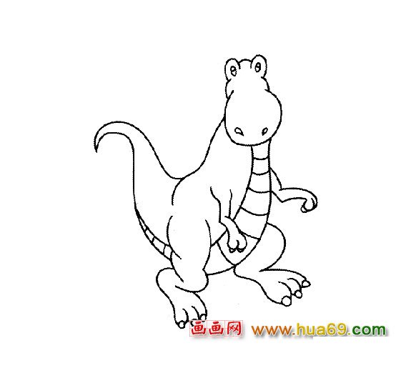 动物简笔画│恐龙2