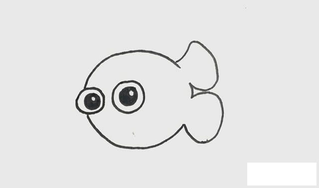 小丑鱼简笔画