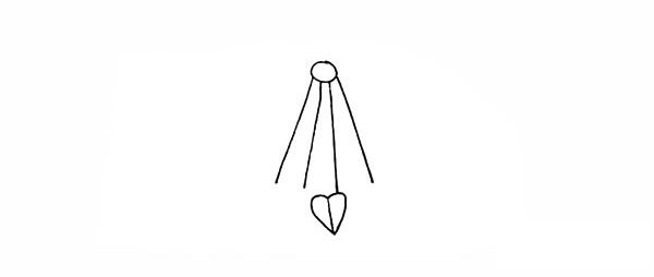 绿萝吊兰简笔画