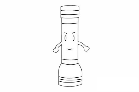 手电筒简笔画图片大全作品四