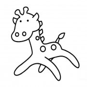 卡通小鹿动物简笔画步骤图片大全