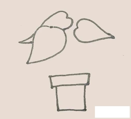 滴水观音简笔画的画法步骤图