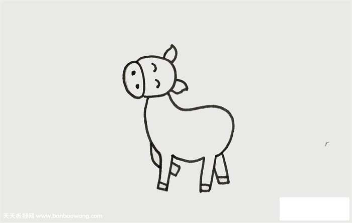 小马怎么画