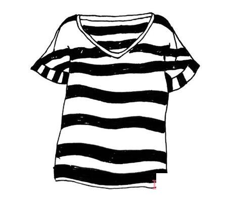 女装服怎么画简洁好看 服简笔画图片