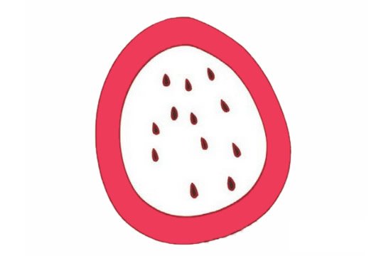 火龙果简笔画图片