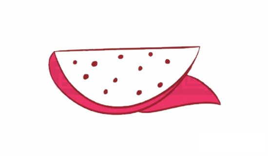 火龙果简笔画图片
