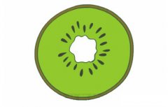 猕猴桃简笔画的画法及图片大全