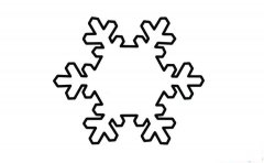 彩色雪花简笔画画法_怎么画彩色雪花的简笔画