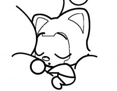 阿狸动物简笔画步骤图片大全