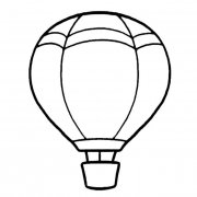 热气球交通工具简笔画步骤图片大全二