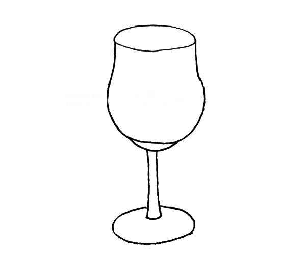 带颜色果汁简笔画步骤教程