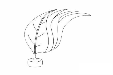 毽子简笔画图片大全作品四