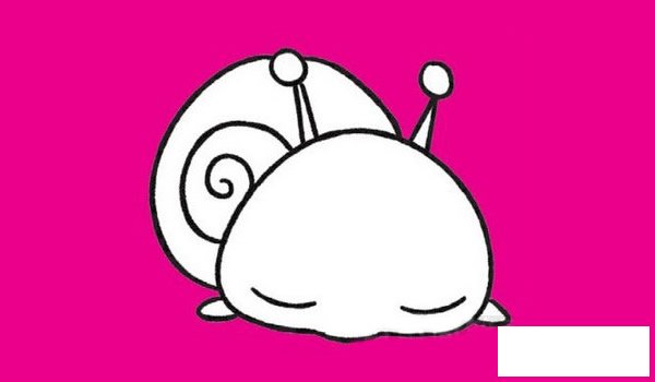 蜗牛简笔画图片