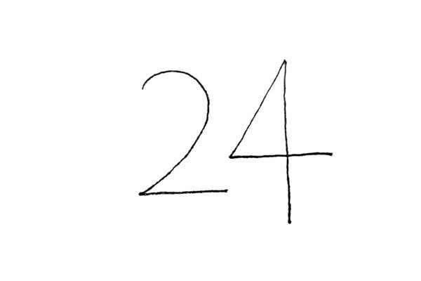 用数字画鸽子简笔画