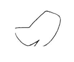 狼的简笔画图片