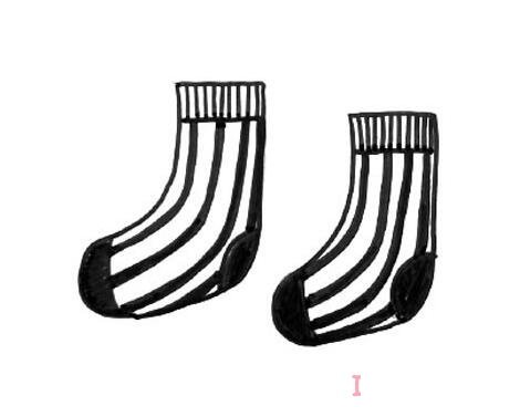 靴子袜子怎么画好看 靴子袜子简笔画图片