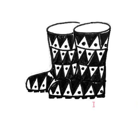 靴子袜子怎么画好看 靴子袜子简笔画图片