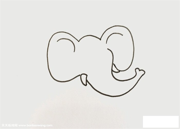 大象怎么画简单又好看