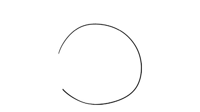 卡通椰子简笔画