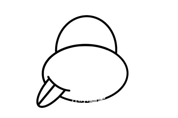 调皮小牛头像简笔画画法步骤图片