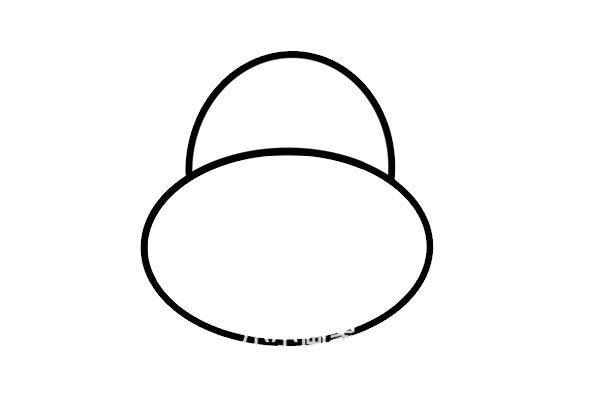 调皮小牛头像简笔画画法步骤图片