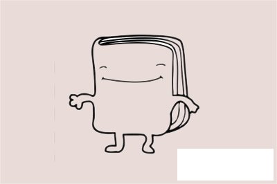 笔记本简笔画图片