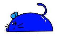 简笔画小老鼠的画法步骤图片