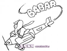 玩飞机大象简笔画2