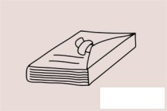 翻开的笔记本简笔画步骤画法图片大全