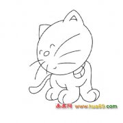 简笔画│乖巧的小猫4