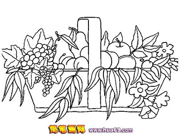 水果简笔画：苹果16