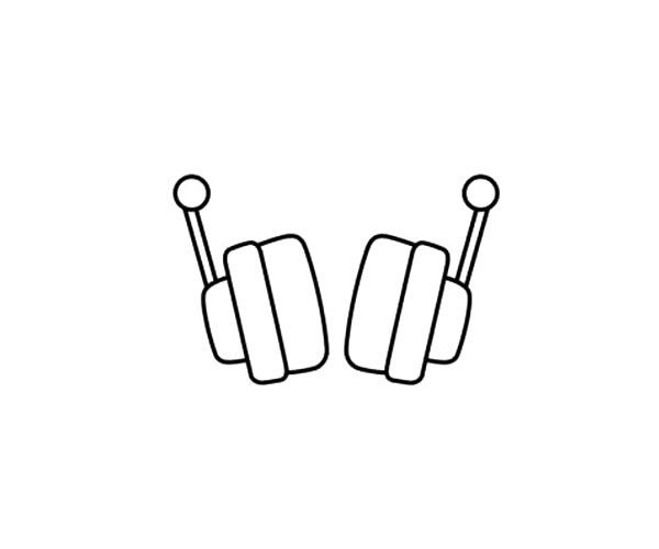 耳机简笔画步骤4