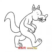 做坏事的大灰狼【简笔画】2