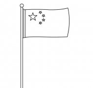 两款五星红旗简笔画图片