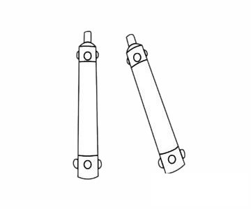 双节棍简笔画图片步骤四