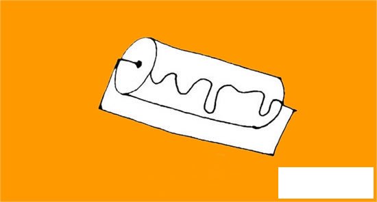 墙刷简笔画步骤画法图片