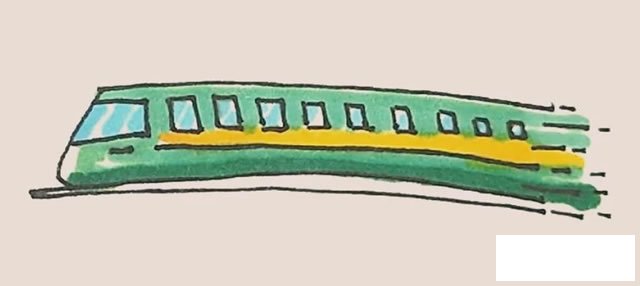 火车简笔画图片