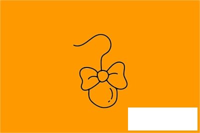 耳环简笔画图片