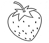草莓简笔画