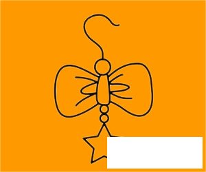 耳环简笔画图片