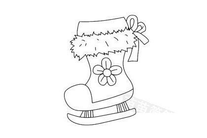 溜冰鞋简笔画图片大全作品五