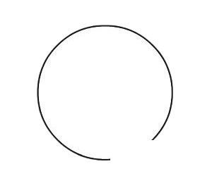 篮球简笔画图片步骤一