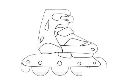 溜冰鞋简笔画图片大全作品一