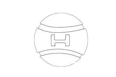 网球简笔画图片大全作品四