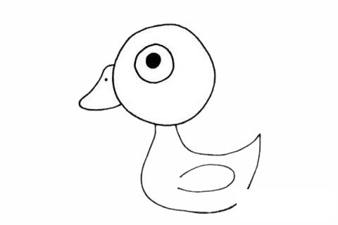 白鹅简笔画图片