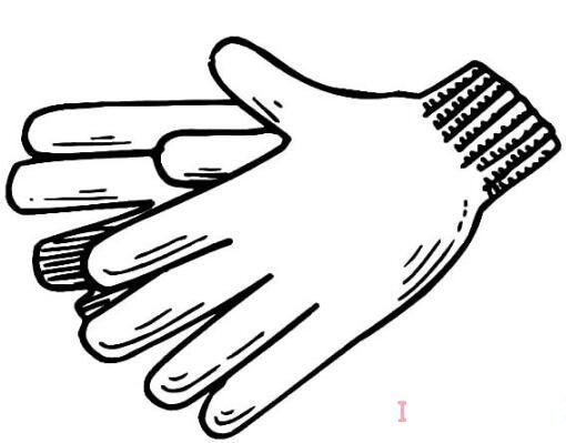 冬天手套怎么画简笔画教程简洁易学