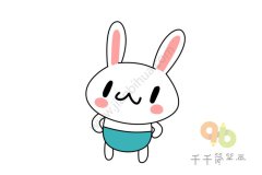 一分钟就学会 兔子简笔画